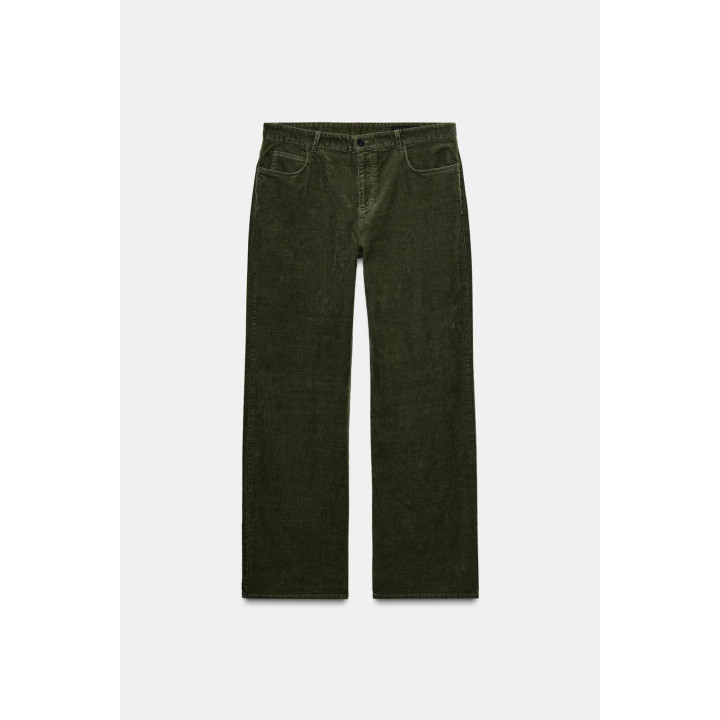 ПРЯМЫЕ ВЕЛЬВЕТОВЫЕ БРЮКИ — ZW COLLECTION