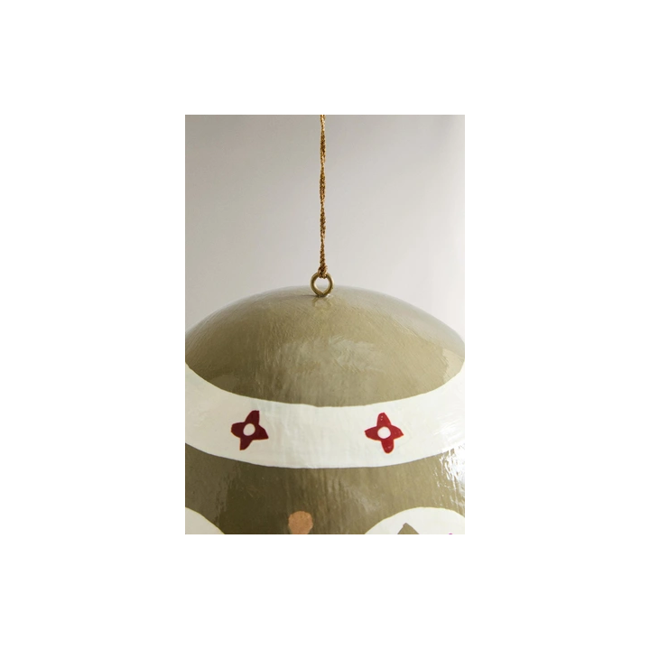 PAPER STAR BAUBLE CHRISTMAS TREE DECORATION