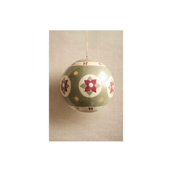 PAPER STAR BAUBLE CHRISTMAS TREE DECORATION
