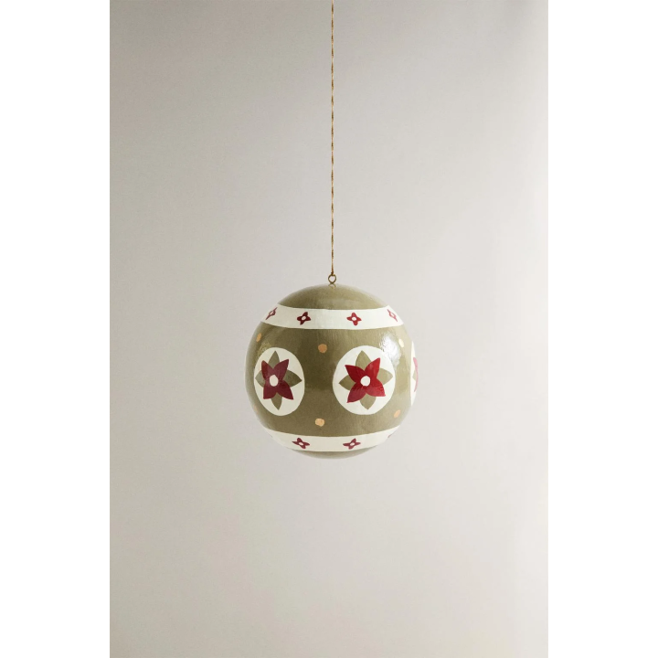 PAPER STAR BAUBLE CHRISTMAS TREE DECORATION