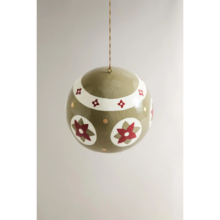 PAPER STAR BAUBLE CHRISTMAS TREE DECORATION