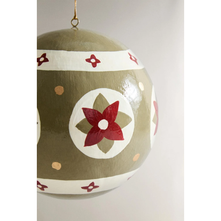 PAPER STAR BAUBLE CHRISTMAS TREE DECORATION