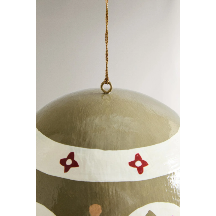 PAPER STAR BAUBLE CHRISTMAS TREE DECORATION