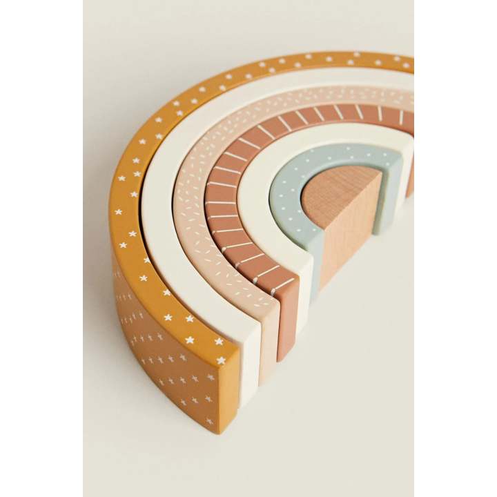 CHILDREN'S TOY RAINBOW BLOCKS