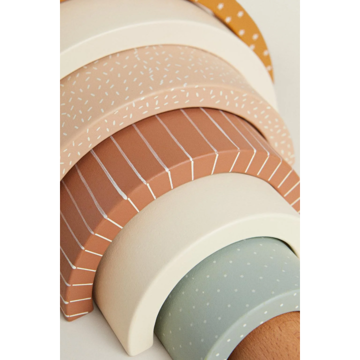 CHILDREN'S TOY RAINBOW BLOCKS