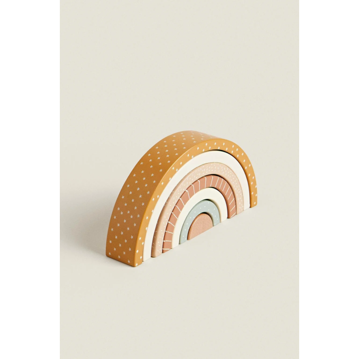 CHILDREN'S TOY RAINBOW BLOCKS