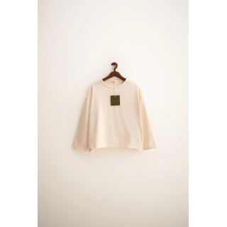 ZARA TIMELESS - ОДНОТОННАЯ ФУТБОЛКА С ОКАНТОВКОЙ