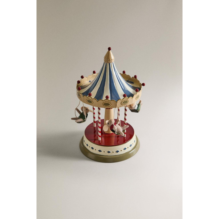 Музыкальный карусельный рождественский декор
