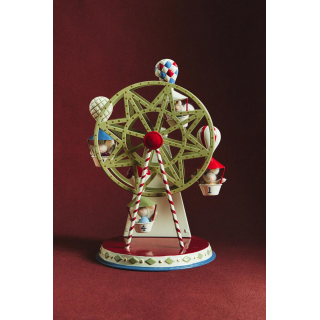 Музыкальное колесо обозрения в новогоднем стиле