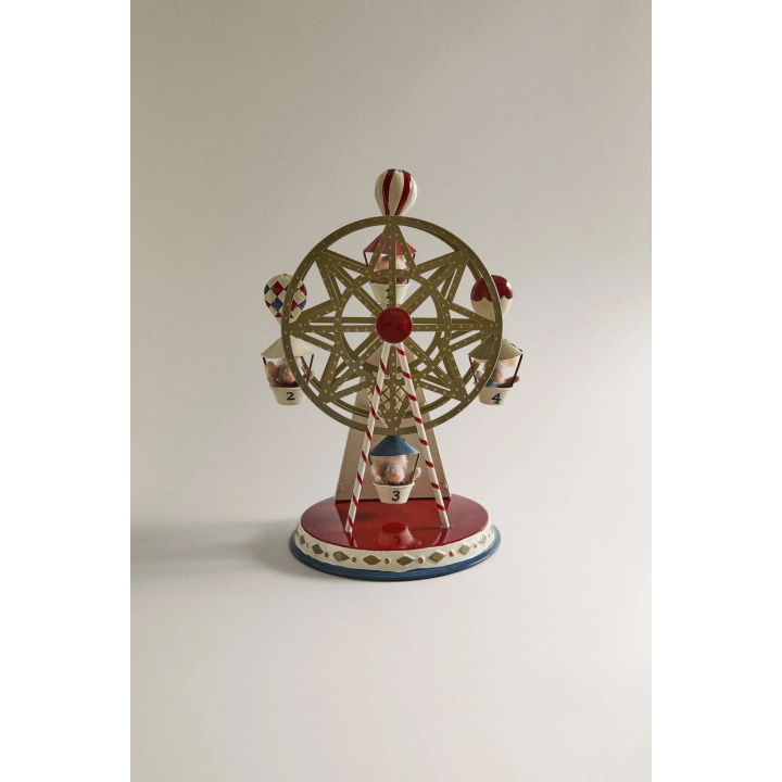 Музыкальное колесо обозрения в новогоднем стиле