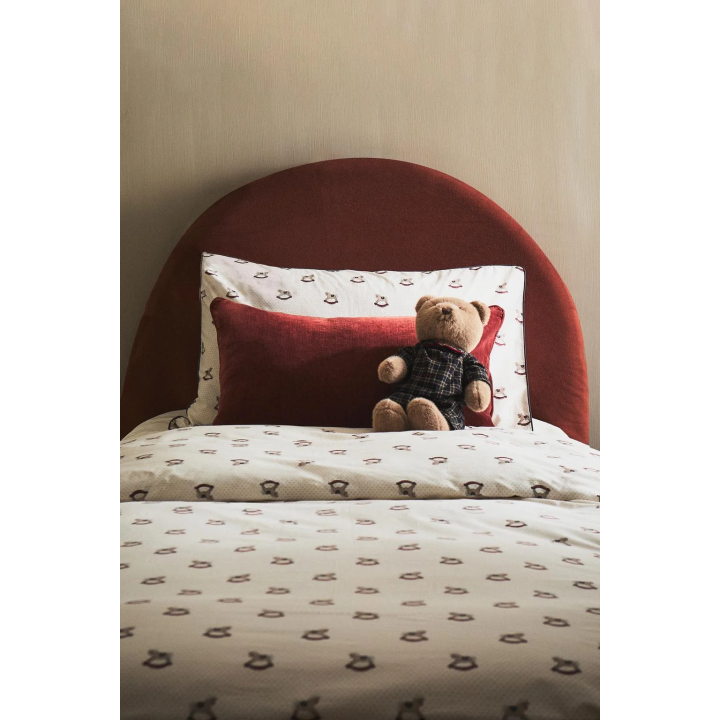 Детское рождественское одеяло с конём