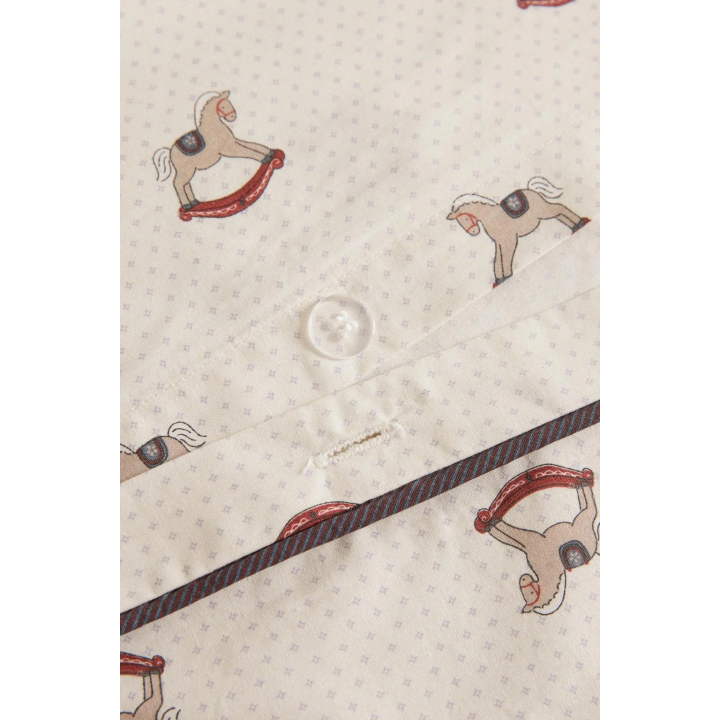 Детское рождественское одеяло с конём