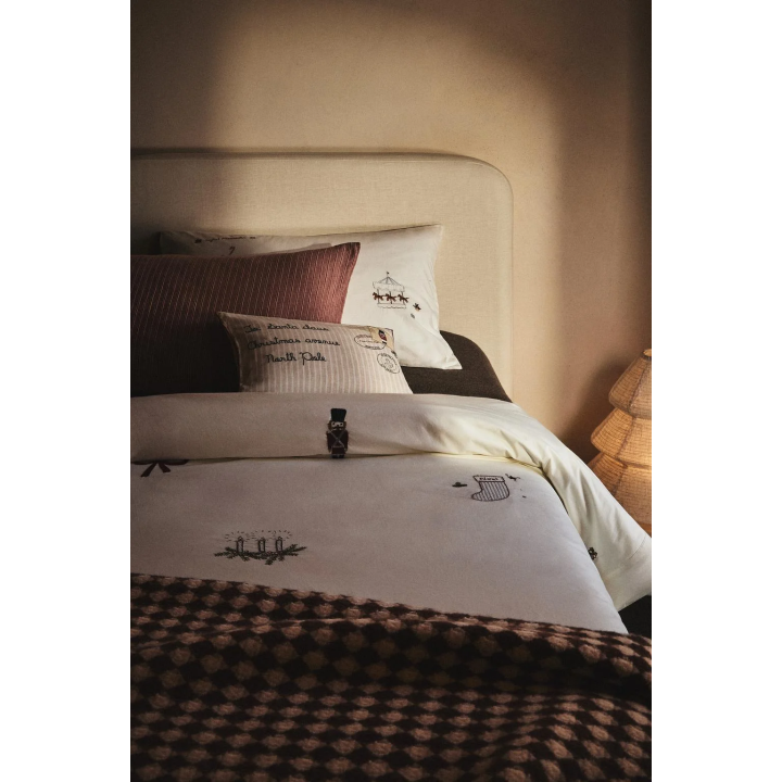 Детское рождественское одеяло с рождественскими фигурами