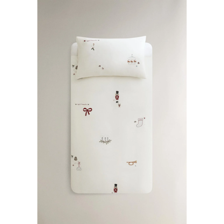 Детское рождественское одеяло с рождественскими фигурами