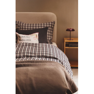 Детское рождественское одеяло из фланели в клетку