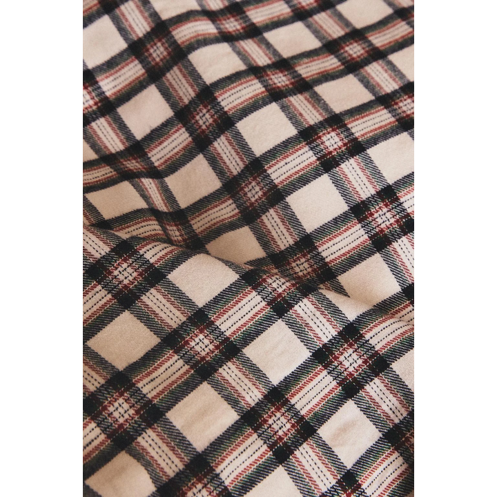 Детское рождественское одеяло из фланели в клетку