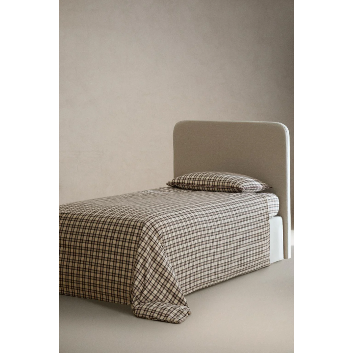 Детское рождественское одеяло из фланели в клетку