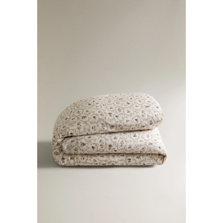 Детское рождественское постельное белье с животными