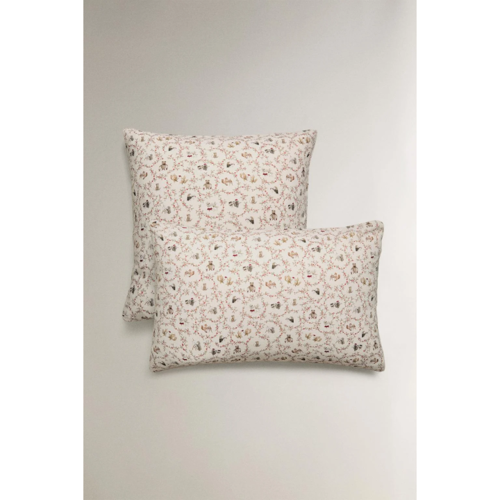 Детский рождественский наволочка с животными