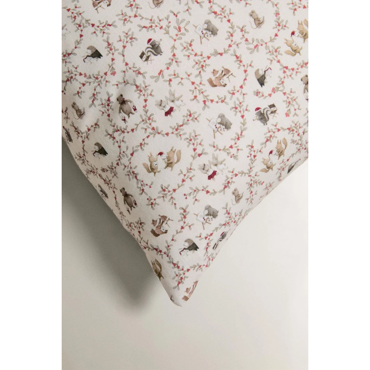 Детский рождественский наволочка с животными