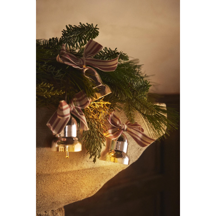 Рождественская гирлянда из колокольчиков