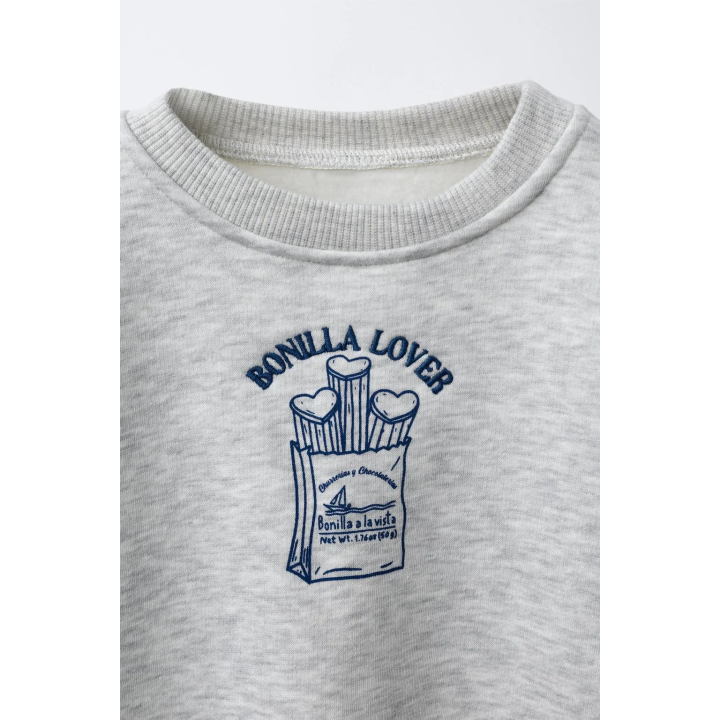 BONILLA A LA VISTA ® X ZARA EMBROIDERED SWEATSHIRT