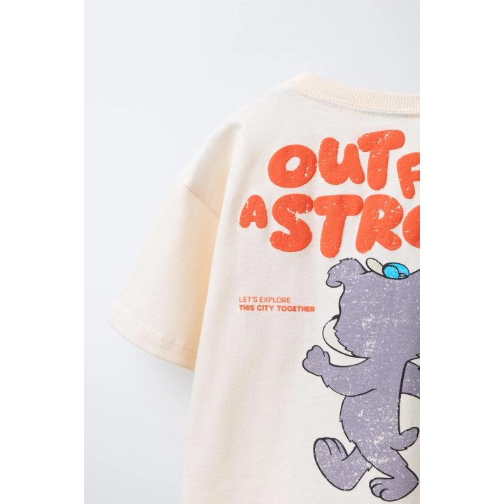 ФУТБОЛКА С ПРИНТОМ «МЕДВЕДЬ»