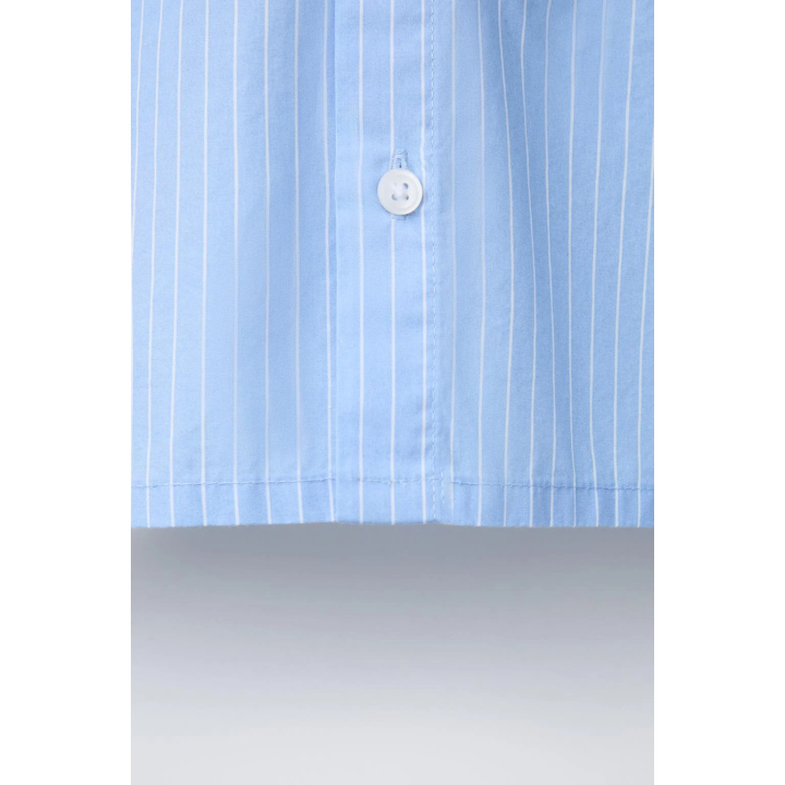 РУБАШКА В ПОЛОСКУ С КАРМАНОМ