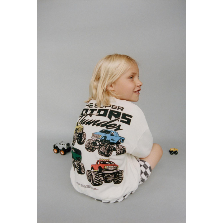 ТОЛСТОВКА С ПРИНТОМ «МАШИНКИ»