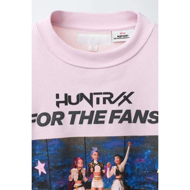 Свитшот kpop demon hunters™ netflix © с принтом