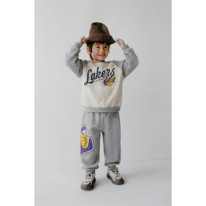 Костюм для бега nba - лос-анджелес лейкерс: свитшот и брюки для бега