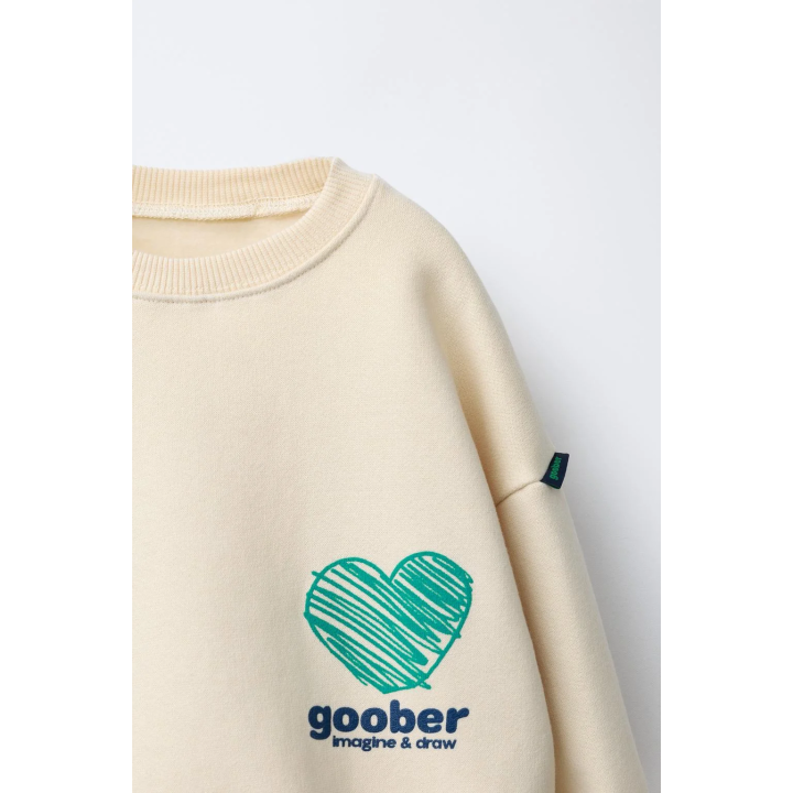 ТОЛСТОВКА С ПРИНТОМ «СЕРДЦЕ GOOBER ®»