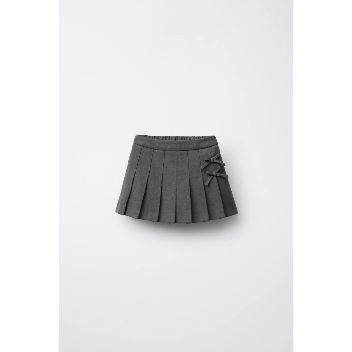 ЮБКА-ШОРТЫ СО СКЛАДКАМИ И БАНТАМИ