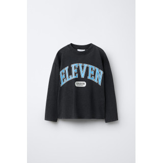 ФУТБОЛКА С ЭФФЕКТОМ ПОТЕРТОСТИ ELEVEN STRANGER THINGS © NETFLIX