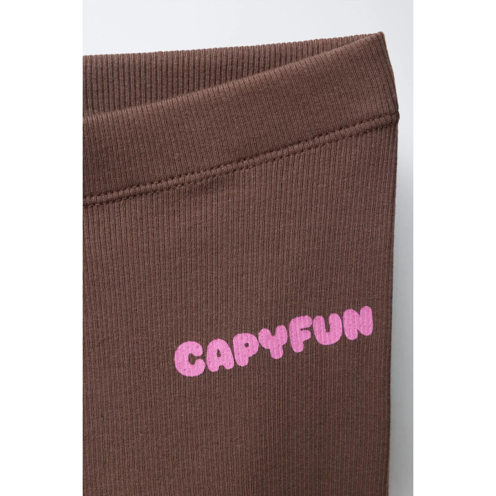 CAPIBARA CAPYFUN © RIBBED SWEATSHIRT AND LEGGINGS SET