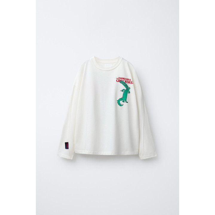 Футболка с принтом the enormous crocodile roald dahl ©