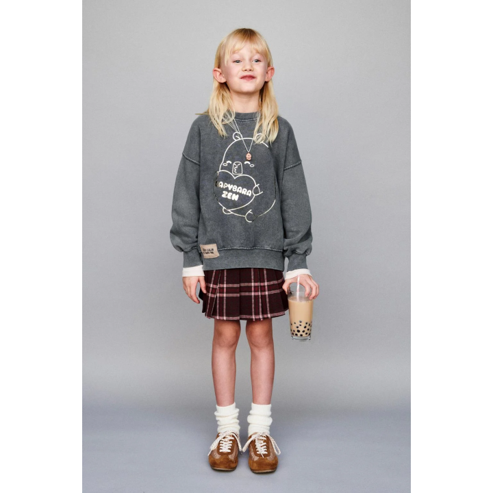 Свитшот с яркой вышивкой capybara capyfun©