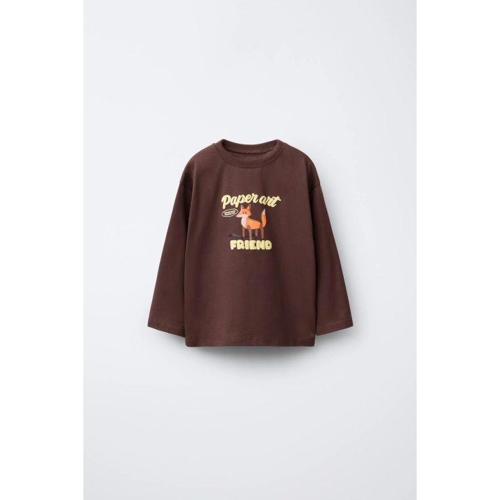 ЛОНГСЛИВ С РЕЛЬЕФНЫМ ПРИНТОМ