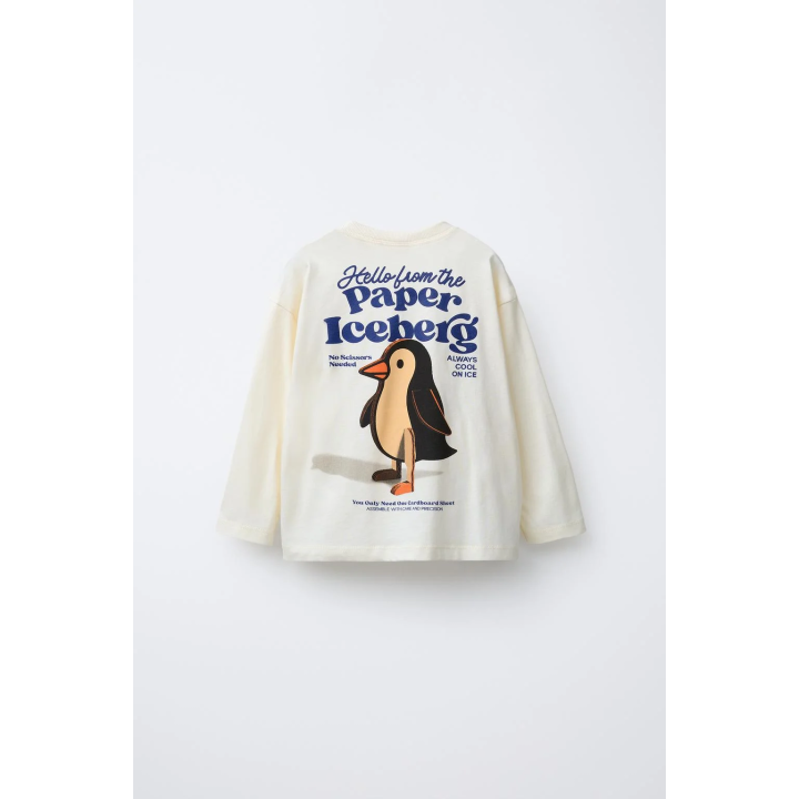 ЛОНГСЛИВ С РЕЛЬЕФНЫМ ПРИНТОМ