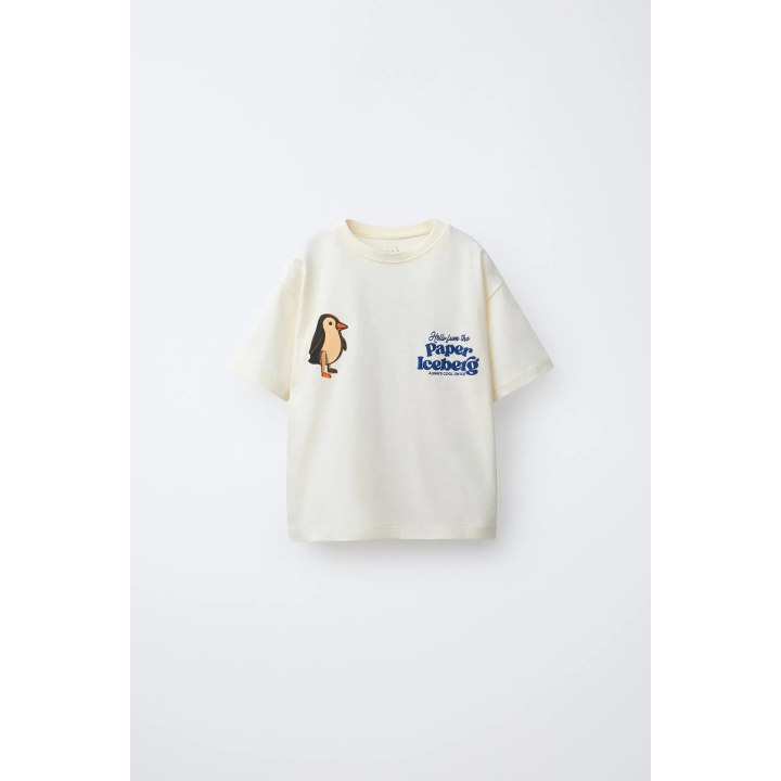 ФУТБОЛКА С РЕЛЬЕФНЫМ ПРИНТОМ