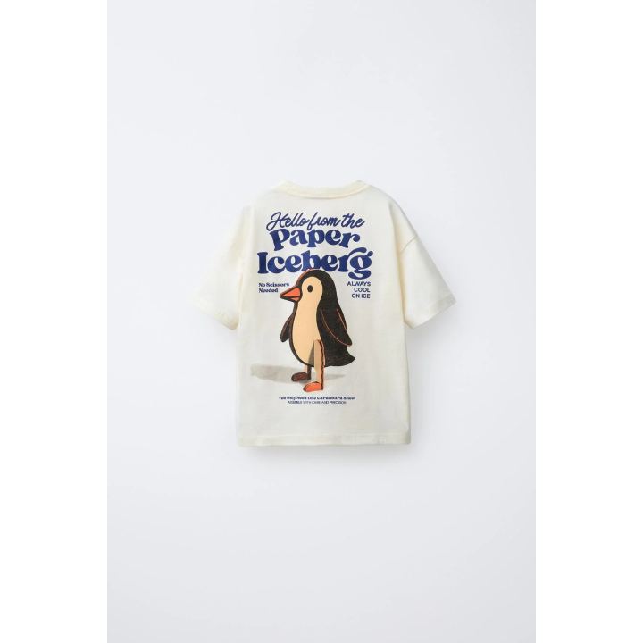 ФУТБОЛКА С РЕЛЬЕФНЫМ ПРИНТОМ