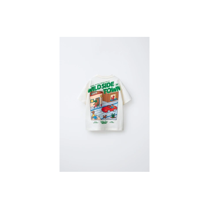 ФУТБОЛКА С ЖИВОТНЫМ ПРИНТОМ