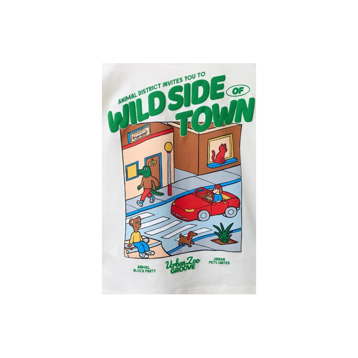 ФУТБОЛКА С ЖИВОТНЫМ ПРИНТОМ