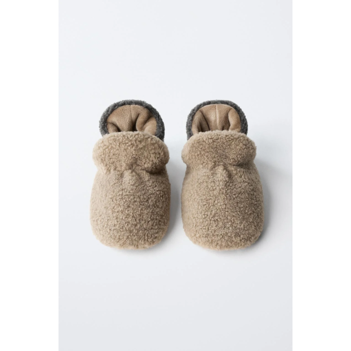 ДОМАШНИЕ ТАПОЧКИ ИЗ ИСКУССТВЕННОЙ ОВЧИНЫ