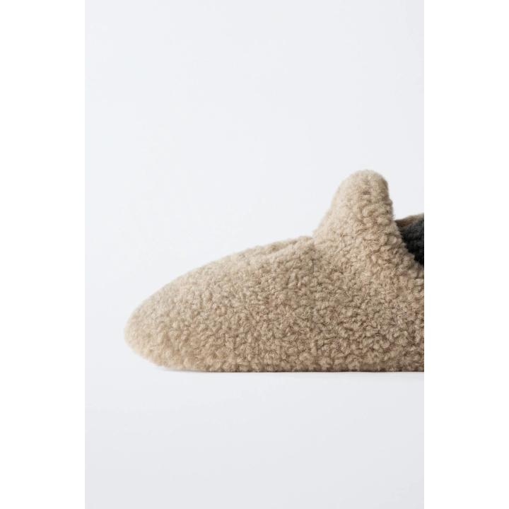 ДОМАШНИЕ ТАПОЧКИ ИЗ ИСКУССТВЕННОЙ ОВЧИНЫ