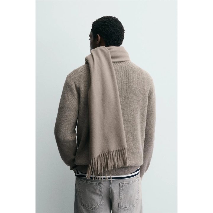 ПОЛО ИЗ ТРИКОТАЖА С ШЕРСТЬЮ