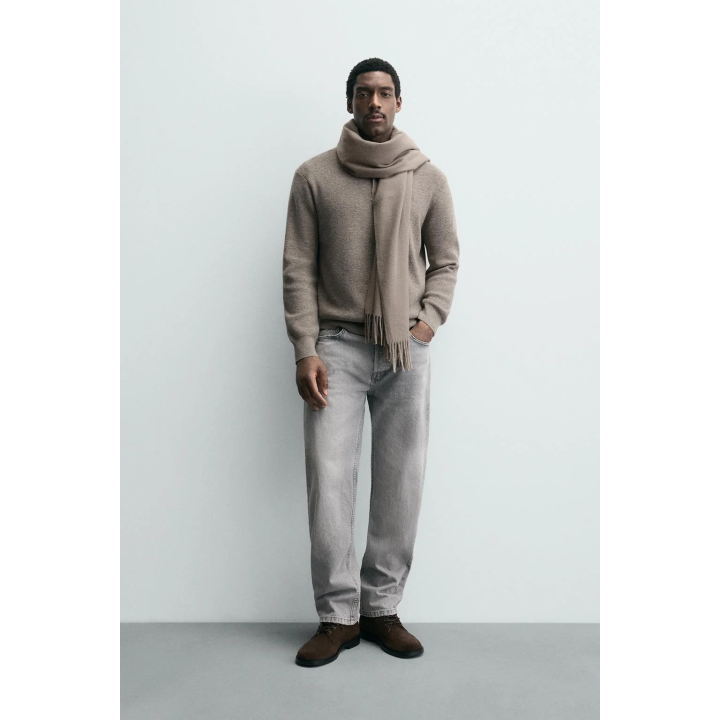 ПОЛО ИЗ ТРИКОТАЖА С ШЕРСТЬЮ