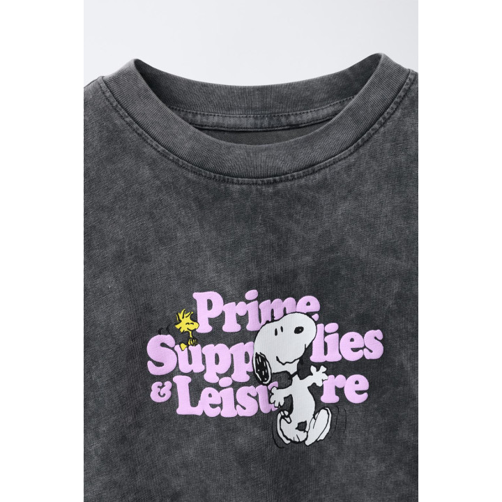 ФУТБОЛКА С РЕЛЬЕФНЫМ ПРИНТОМ SNOOPY ™