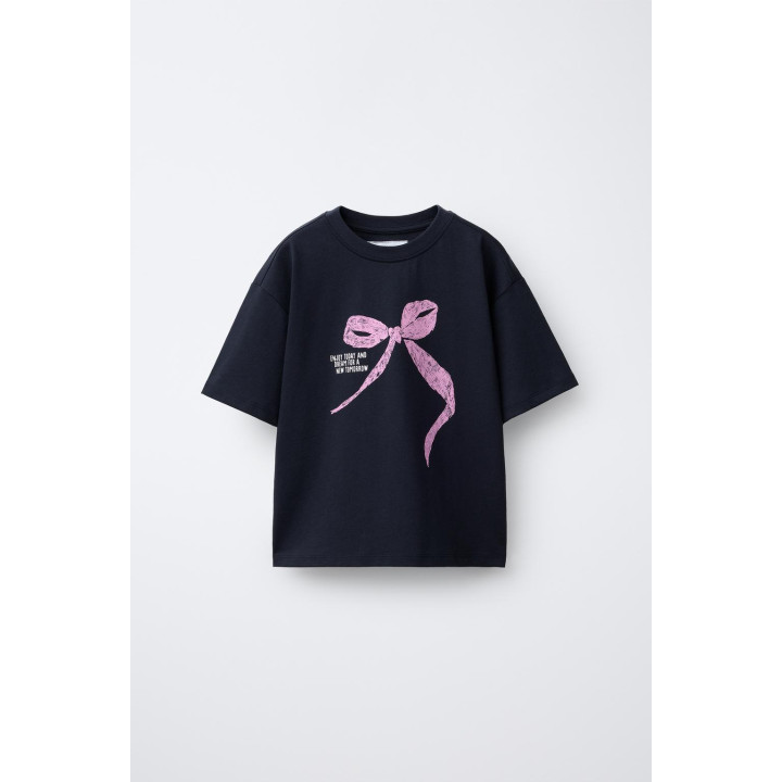 ФУТБОЛКА С ПРИНТОМ «БАНТ»