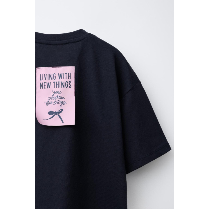 ФУТБОЛКА С ПРИНТОМ «БАНТ»